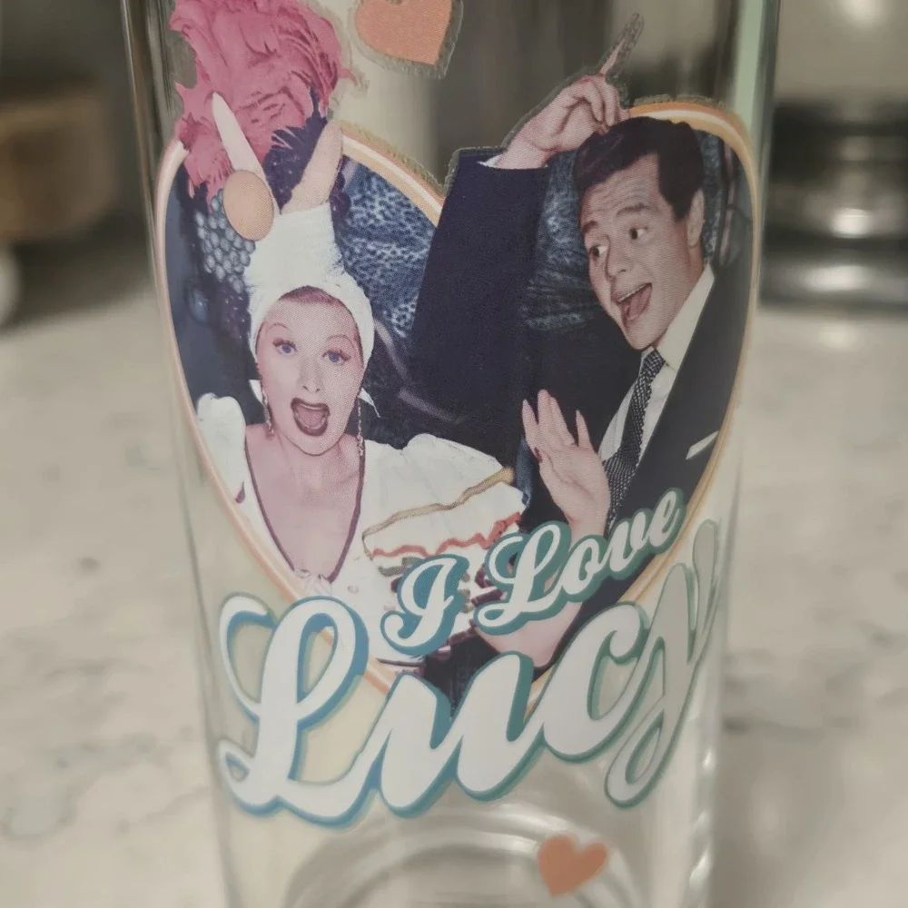 I Love Lucy 10 Oz Drinking Glasses 6